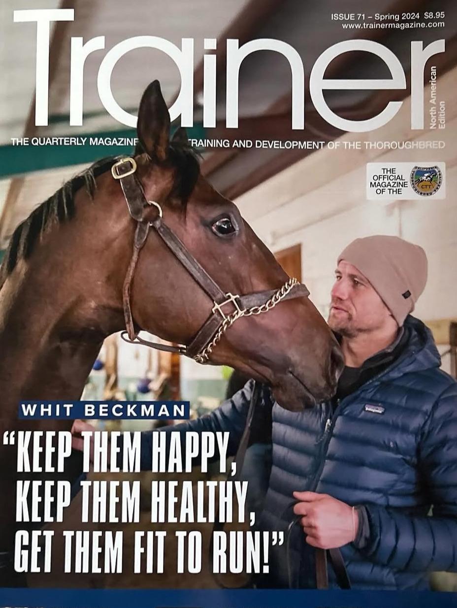 Thoroughbred champion at Beckman Racing Stables